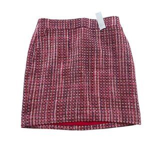 NWT White House Black Market Textured Office Casual A Line Skirt - 2